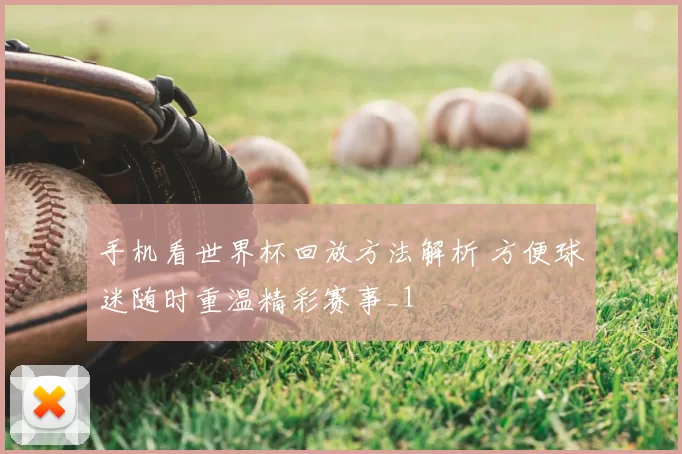 手机看世界杯回放方法解析 方便球迷随时重温精彩赛事_1