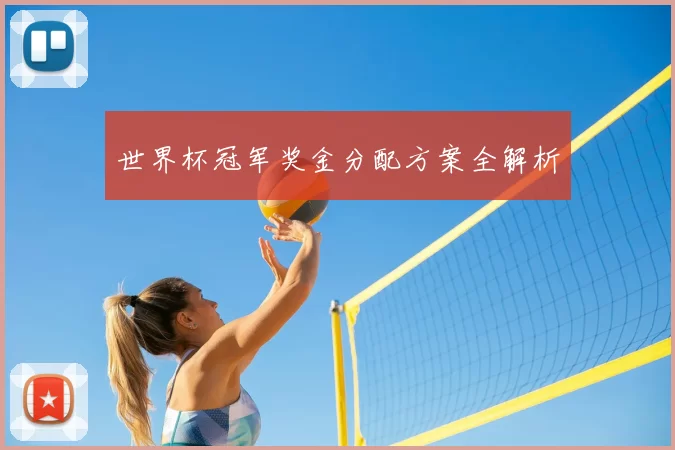 世界杯冠军奖金分配方案全解析