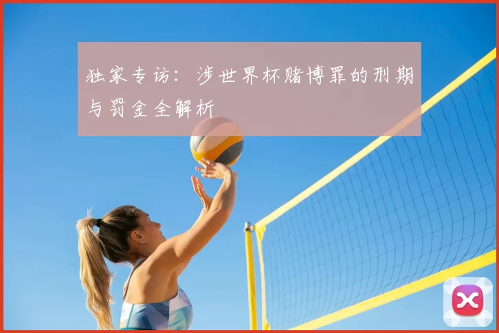 独家专访:涉世界杯赌博罪的刑期与罚金全解析